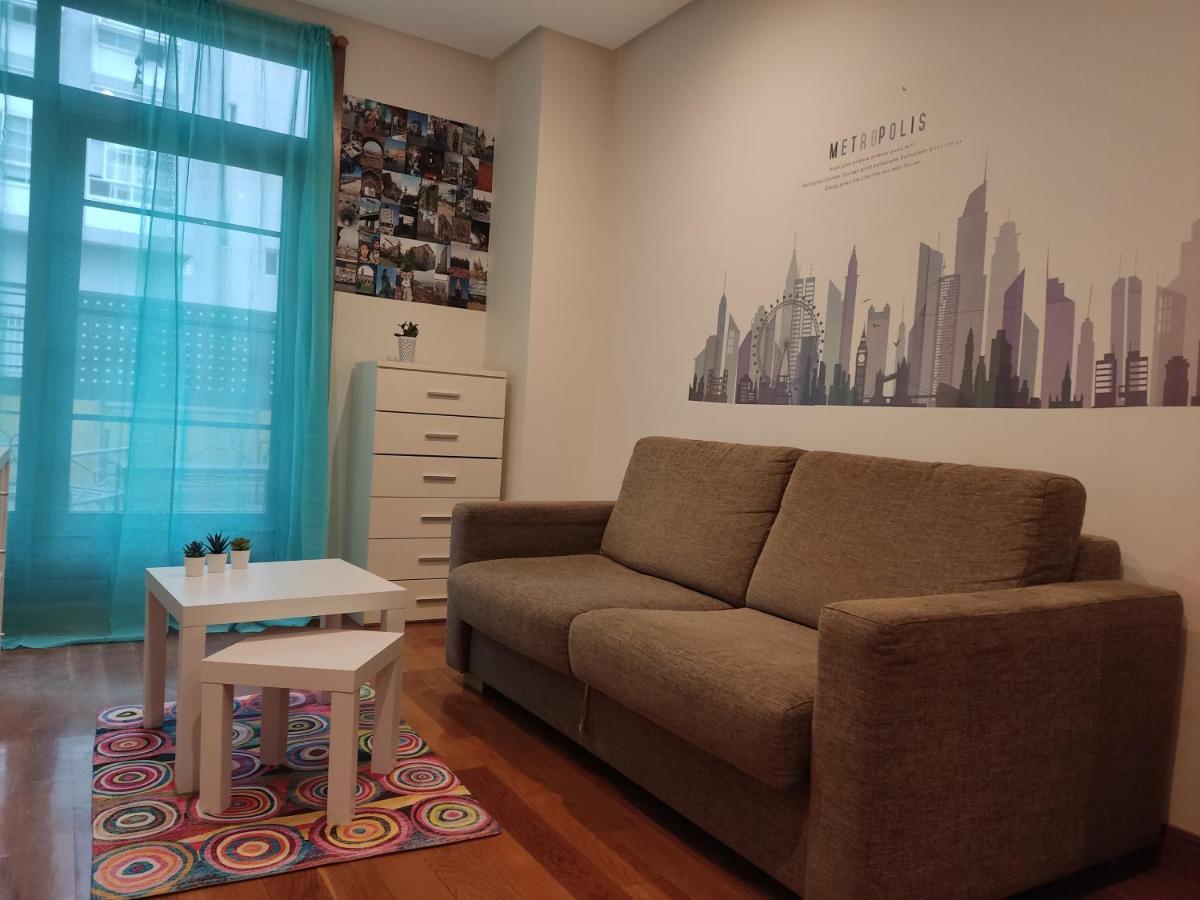 비고 Pleno Centro, Terraza, Principe, 5 Min Casco Vello Y Estacion Ave 아파트 외부 사진