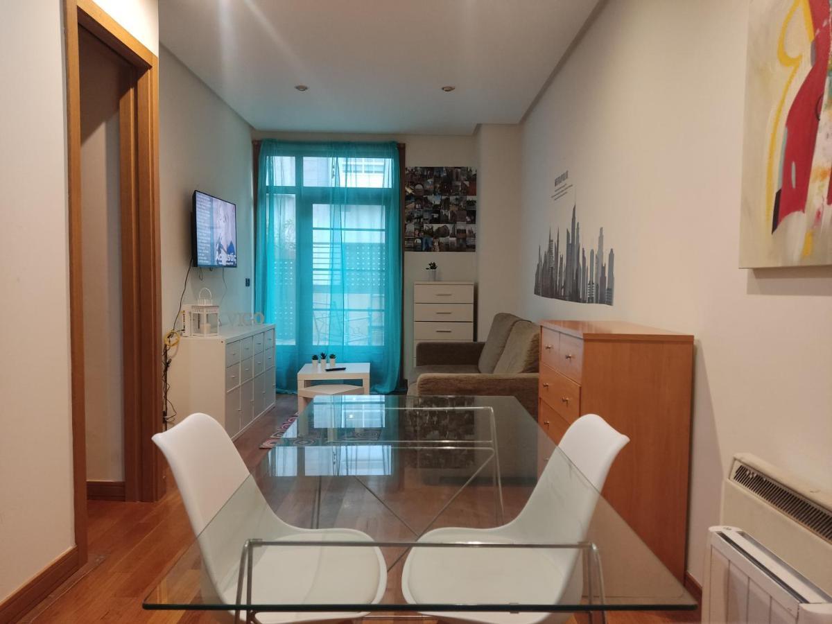 비고 Pleno Centro, Terraza, Principe, 5 Min Casco Vello Y Estacion Ave 아파트 외부 사진