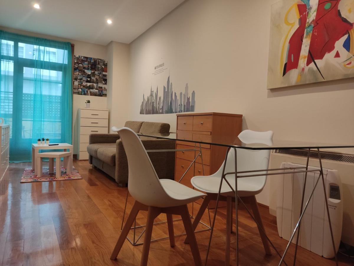 비고 Pleno Centro, Terraza, Principe, 5 Min Casco Vello Y Estacion Ave 아파트 외부 사진